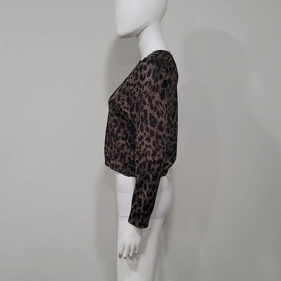 KORAL Sofia Netz leopard-print stretch-jersey top - Picture 7 of 12